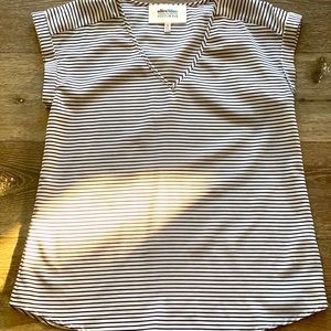 Aliceblue Striped Top